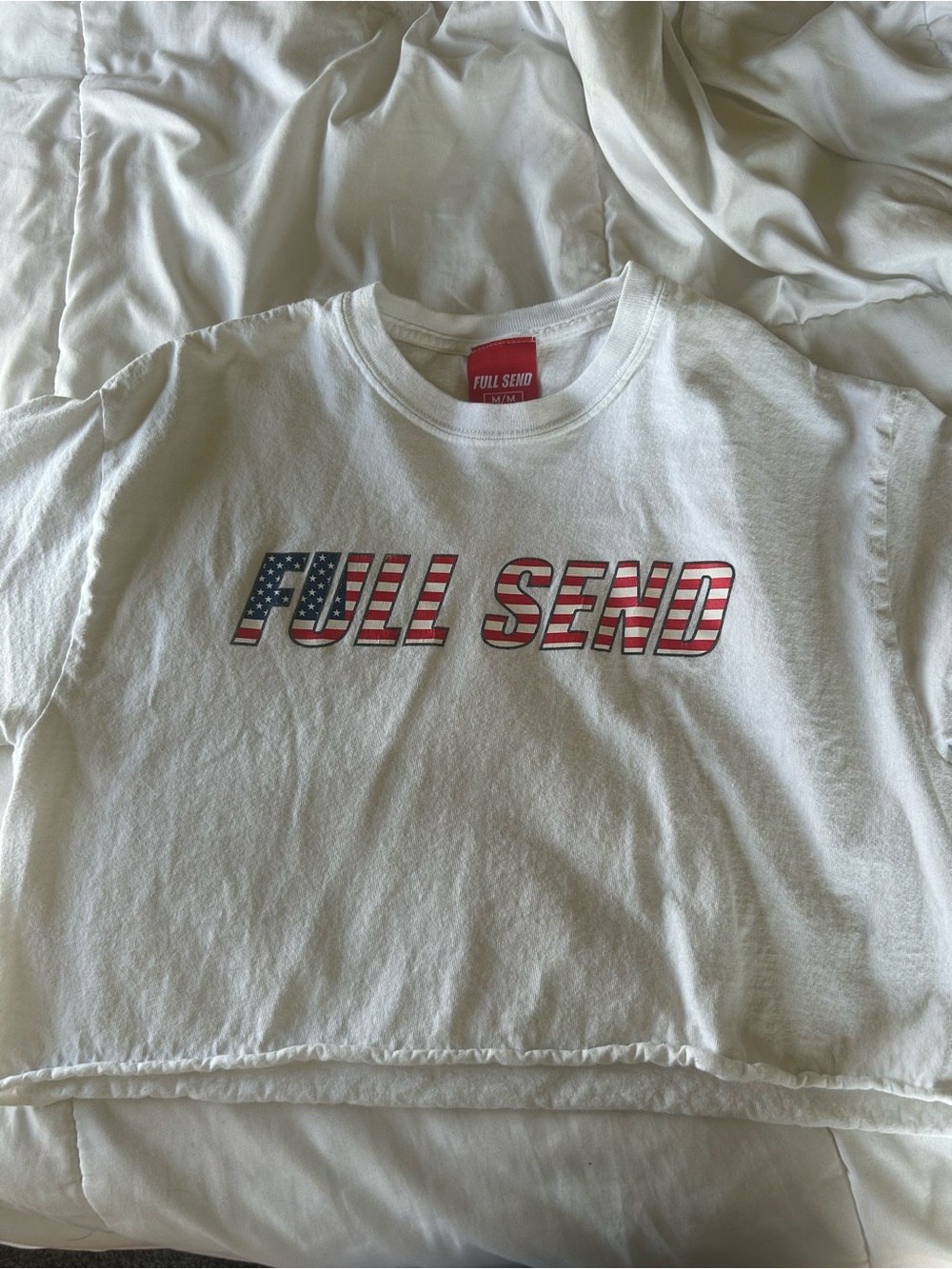 Full Send USA Cropped shirt
